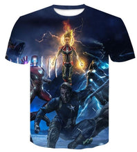Load image into Gallery viewer, 2019 New design t shirt men/women Avengers Endgame 3D print t-shirts Short sleeve style tshirt tops AS SIZE