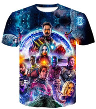 Load image into Gallery viewer, 2019 New design t shirt men/women Avengers Endgame 3D print t-shirts Short sleeve style tshirt tops AS SIZE
