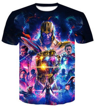 Load image into Gallery viewer, 2019 New design t shirt men/women Avengers Endgame 3D print t-shirts Short sleeve style tshirt tops AS SIZE