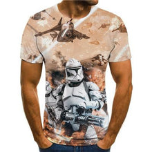 Load image into Gallery viewer, New high quality T-shirt 2019 rare things short sleeve lion fashion design men's 3D animal print T-shirt summer casual T-shirt